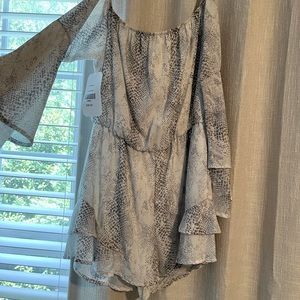 Snakeskin Romper